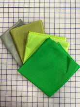Grab Bag - Bengaline- Shades of Green- 1.75 YDS